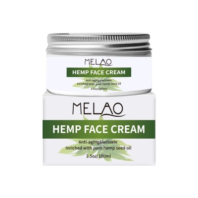 OEM Private Label 100% Natural Organic Hemp Extract CBD pure organic Hemp Face Cream in stock