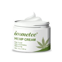 Amazon hot sale Hemp Leaf Extract oil CBD Cream natural organic hemp cream for muscle pain relief